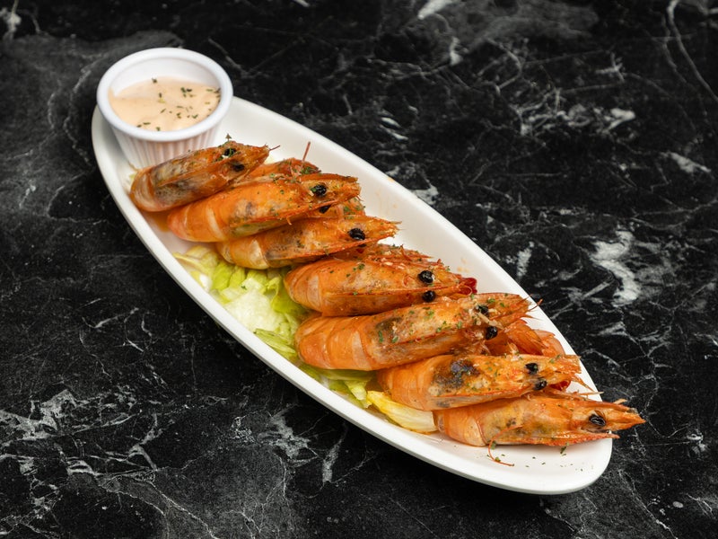 Crispy Marinated King Prawns (Crevettes)